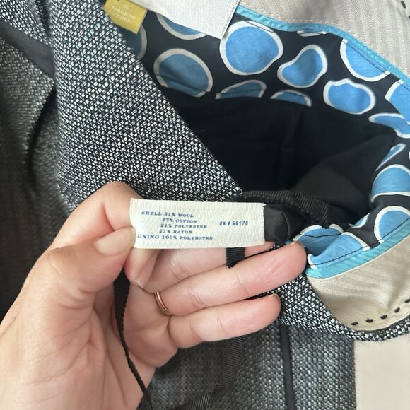 Anthropologie Leifsdottir women highrise woolblend pants size 8 capsule workwear - Picture 7 of 11